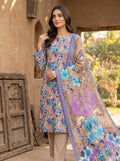 Beige Printed Nishat Linen 3 Piece Suit