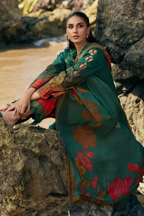 Emerald Forest – Embroidered Lawn 3-Piece Suit